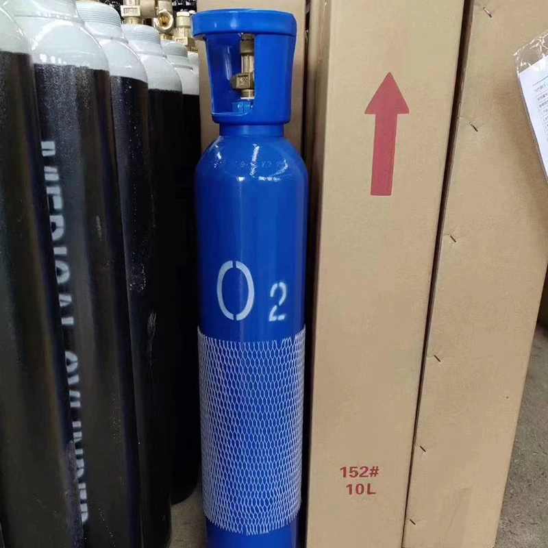 Popular Low Price 9L/10L High Pressure Oxygen/CO2 Storing Gas Cylinder Gas Tank For Medical