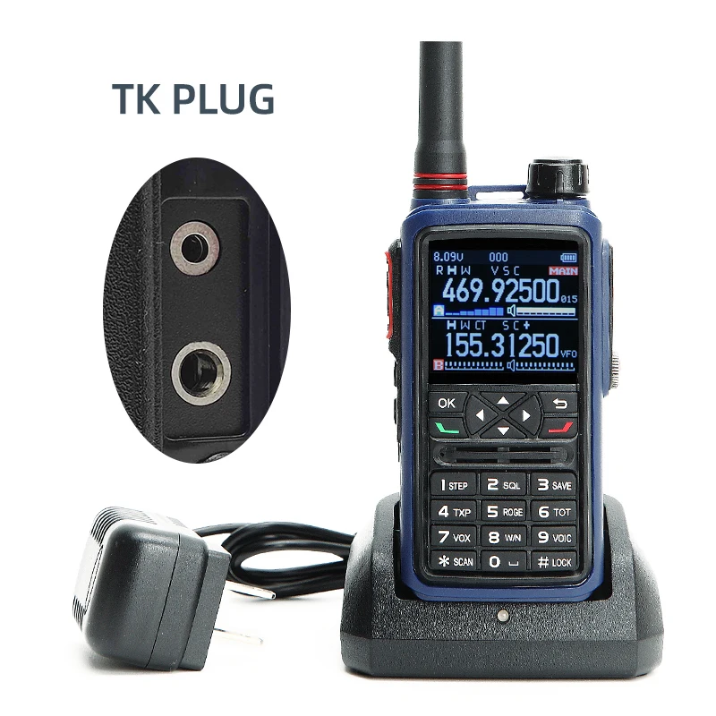 Air band radio IP67 Waterproof UHF VHF Dual Band Two Way Radio YANTON T-360UV