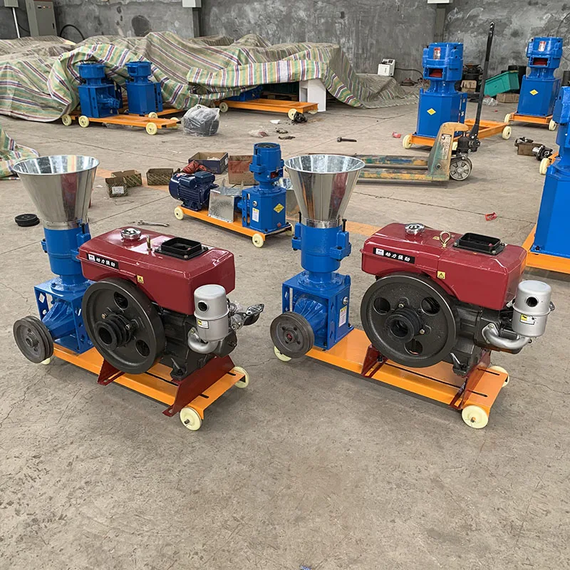 Farming Use Feed Pellet Machine With Diesel Engine Wood Feed Pellet Mill Machine