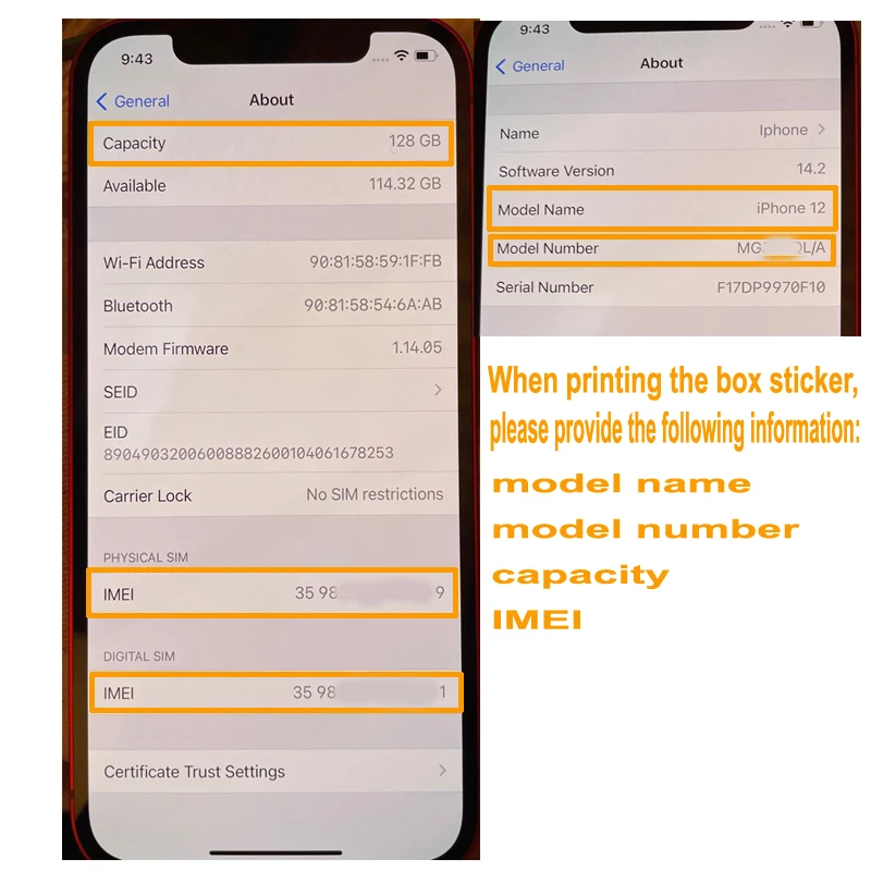 Розничная упаковка для мобильного телефона iphone 12 pro max