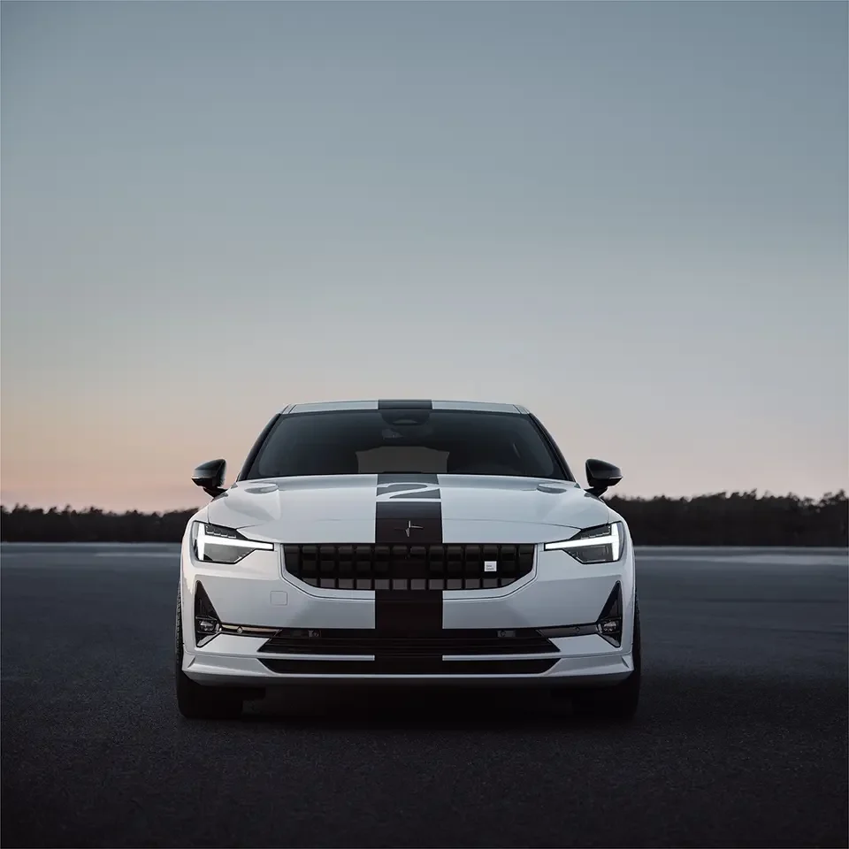 Electric compact sports car long range 450km with 300 kw motor power dual motor AWD polestar 2 hatchback luxury vehicles