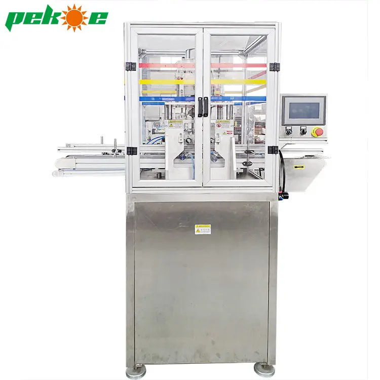 Full automatic high speed plastic bottle drum jerrycan rotary cutting machine