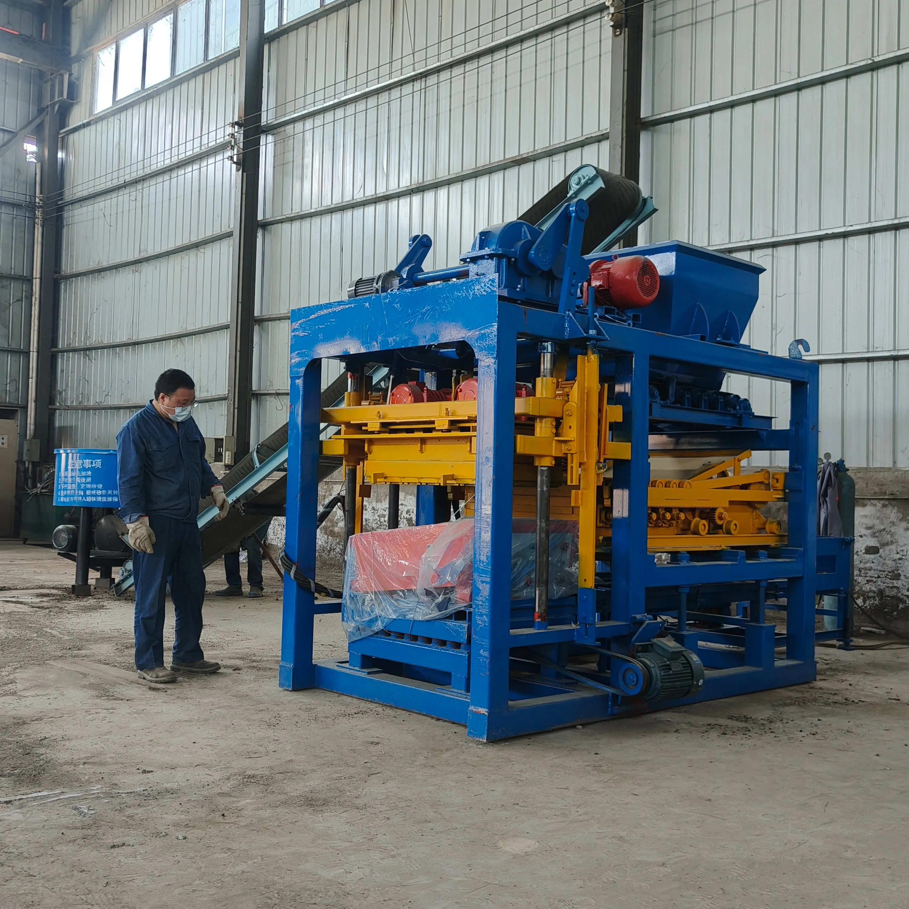 Diesel engine cylinder block and mobile fly ash brick making machine diesel block making machine automatic brick making machine