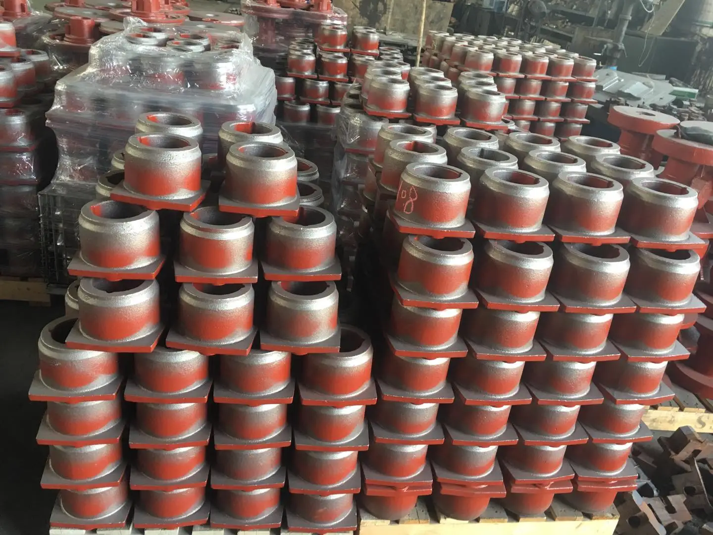 
China manufacturer ductile iron gray iron casting products green sand casting for water pump system 