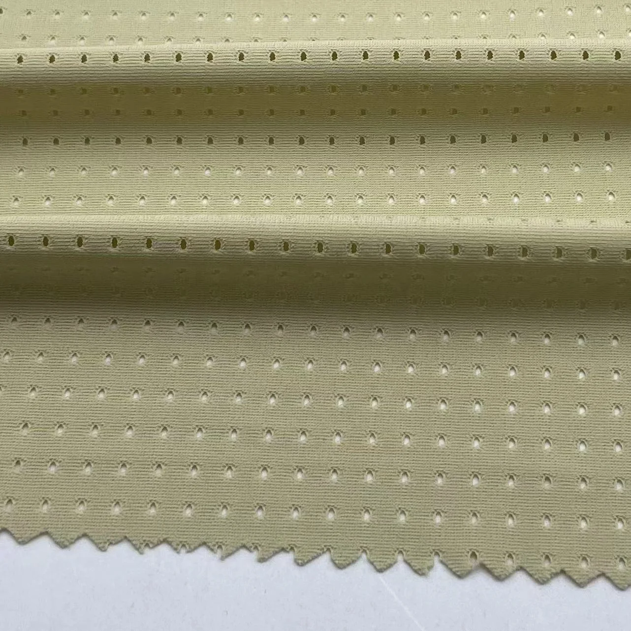 Manufacturer High Elastic Knitted 65% Nylon 35% Spandex Mesh Fabric 4 Way Stretch For Underwear Sportswear