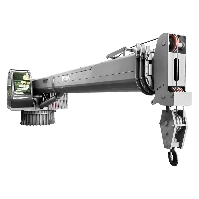 Offshore Pedestal Marine Hydraulic foldable Deck Crane/folding arm crane