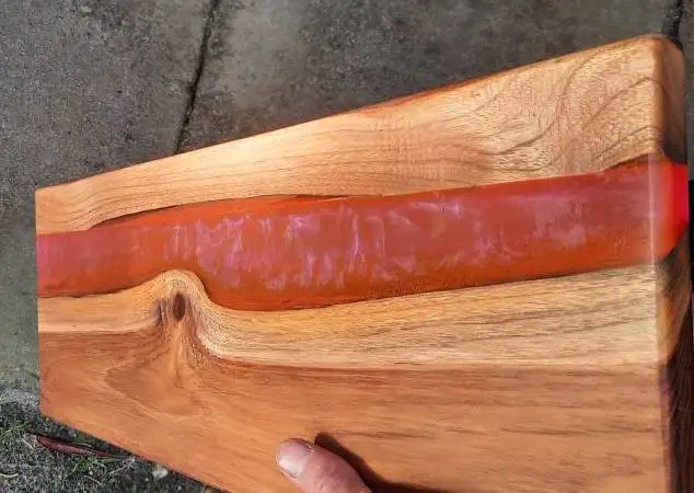 Epoxy Resin Wood Slab Food Board Serving Board Resin Cutting Board Custom Wood Chopping Blocks