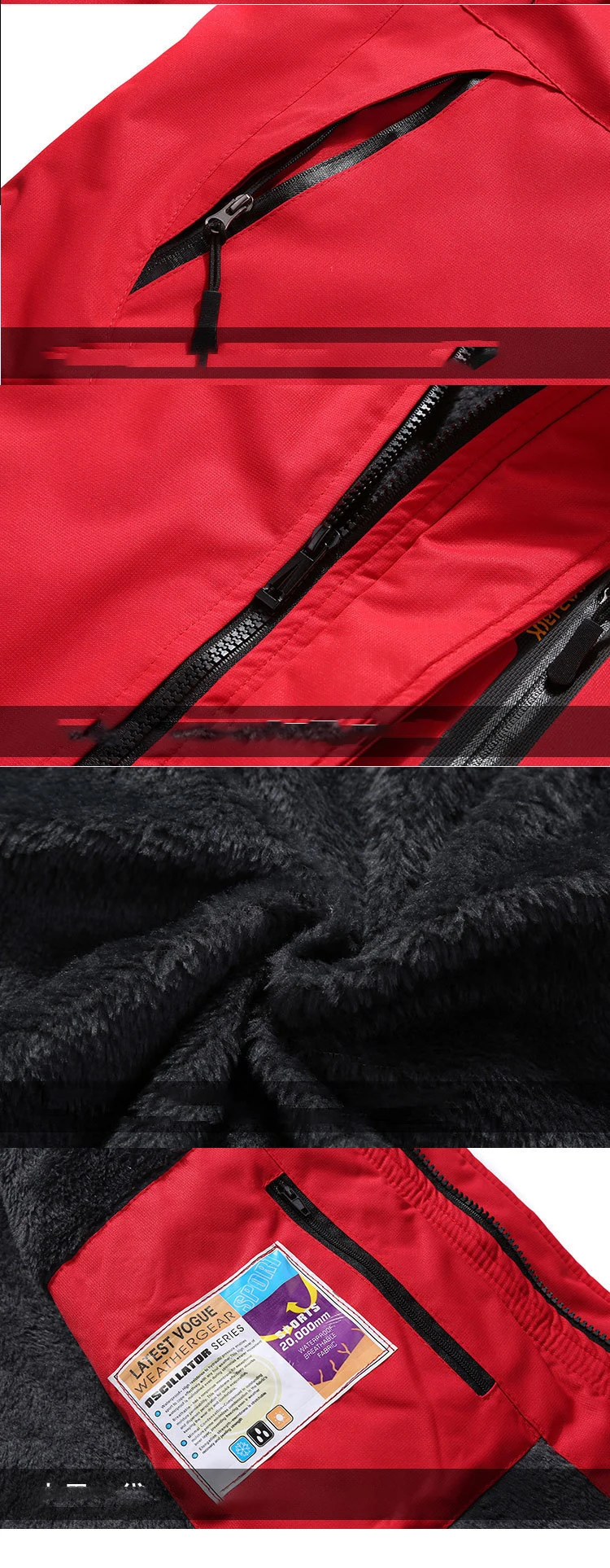 Waterproof 10K Rating Skiing Snowboarding jackets Windproof Breathable Sport