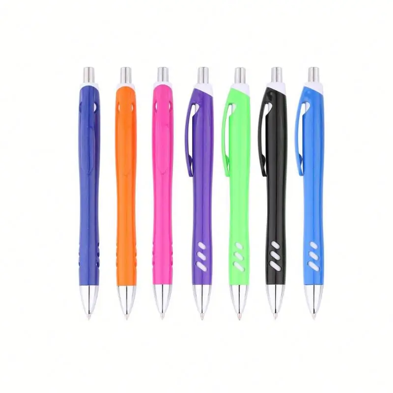 Promotion plastic ball pen with soft touch