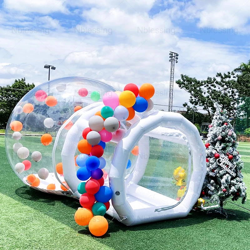 Kids Party Balloons Fun House Giant Clear Inflatable Crystal Igloo Dome Bubble Tent Transparent Inflatable Bubble Balloons House