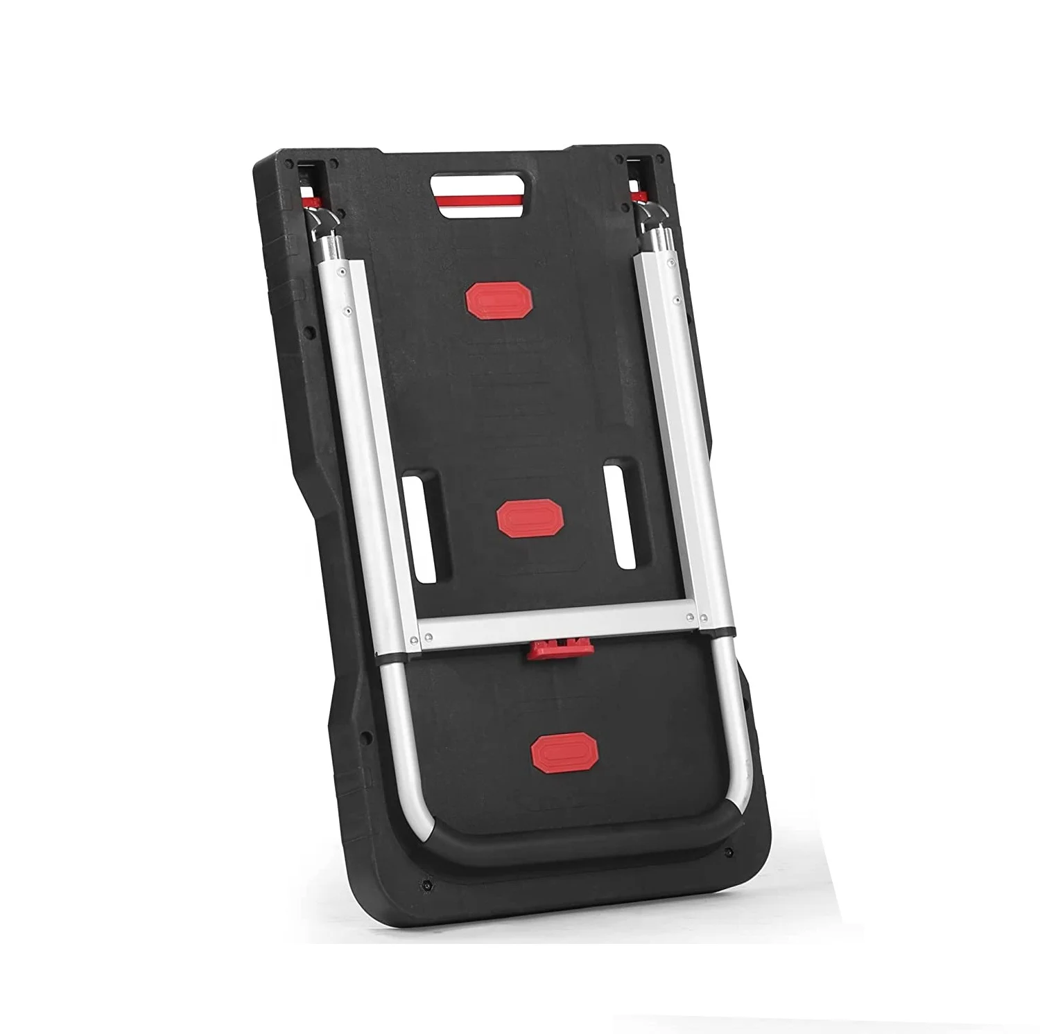 330lbs Multi-purpose design plastic Platform hand Truck four wheel can foldable home use Hand cart 150kg easy taken store Flatbe