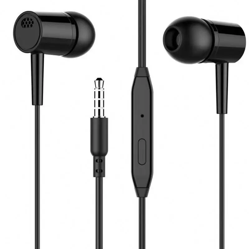 2024 Cheapest Wired Earphone With Microphone Subwoofer 3.5mm Wired Earphones Anc D21
