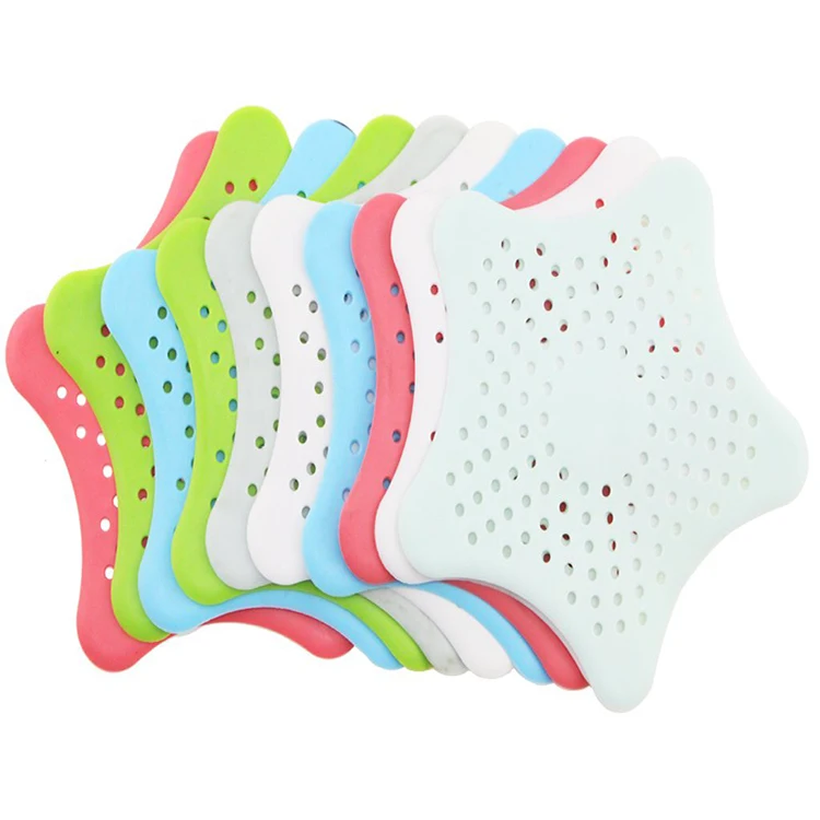 Durable Silicone Floor Drain Cover For Sink Anti-clogging Floor Drain Cover  Filter For Bathroom Drain Hair