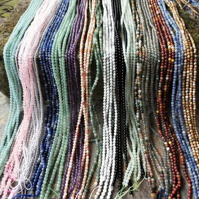 MN-0066 Wholesale Natural Small Round Beads Agate Crystal Diy Loose Beads Stone Agate Charm Beautiful Beads For Jewelry Making