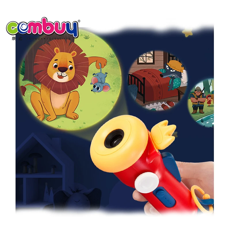Обучающая история, электрическая детская игрушка-проектор с фонариком