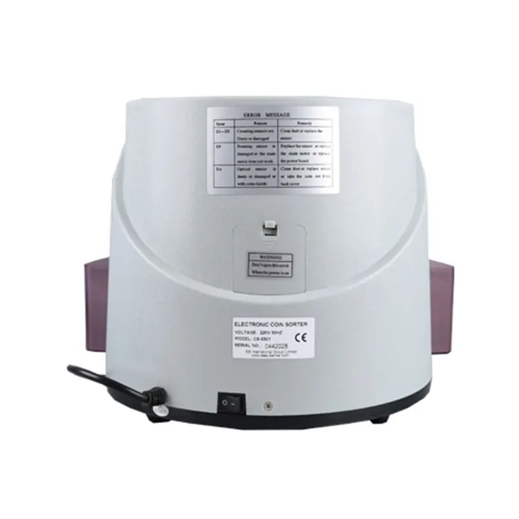 CS-5501-2 Multi Coin Sorter Portable coin counter machine Money Precise coin counting vending machine