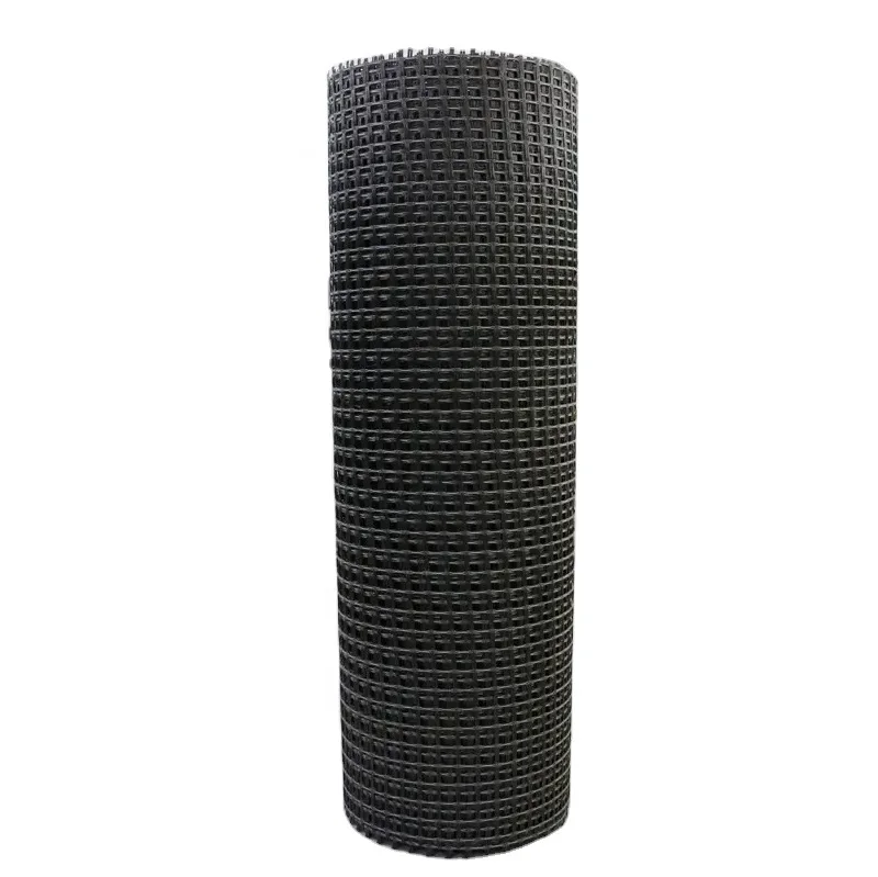 luming company  fiberglass, polyester, basalt  Self-adhesive fibreglass geogrid 100kn  composite are used for road construction.