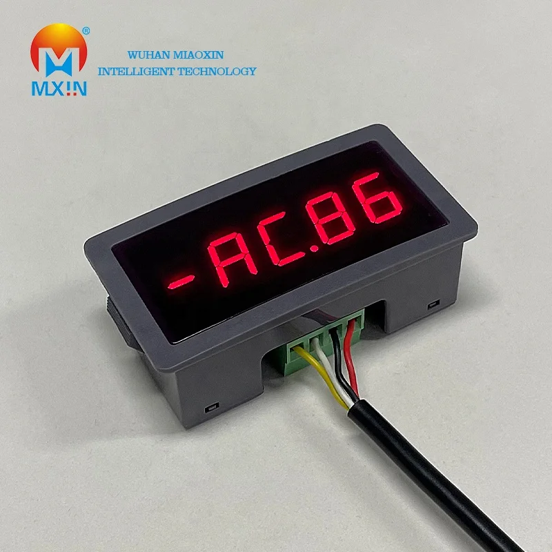 Industrial 3/4/5/6 bit Red waterproof RS485 serial port meter led digital tube display MODBUS-RTU