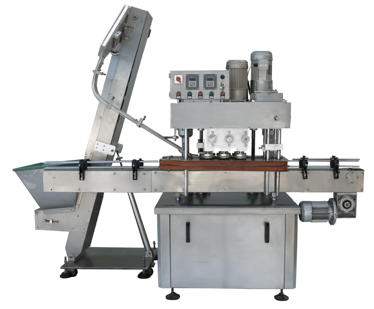 Linear capper machine / high speed /Bottle feeding system