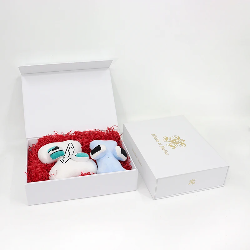 Luxury Black Folding Magnetic Box OEM Custom Logo Baffle Support Rigid Cardboard Paper Box Gift Box For Clothes Cosmetic Packing