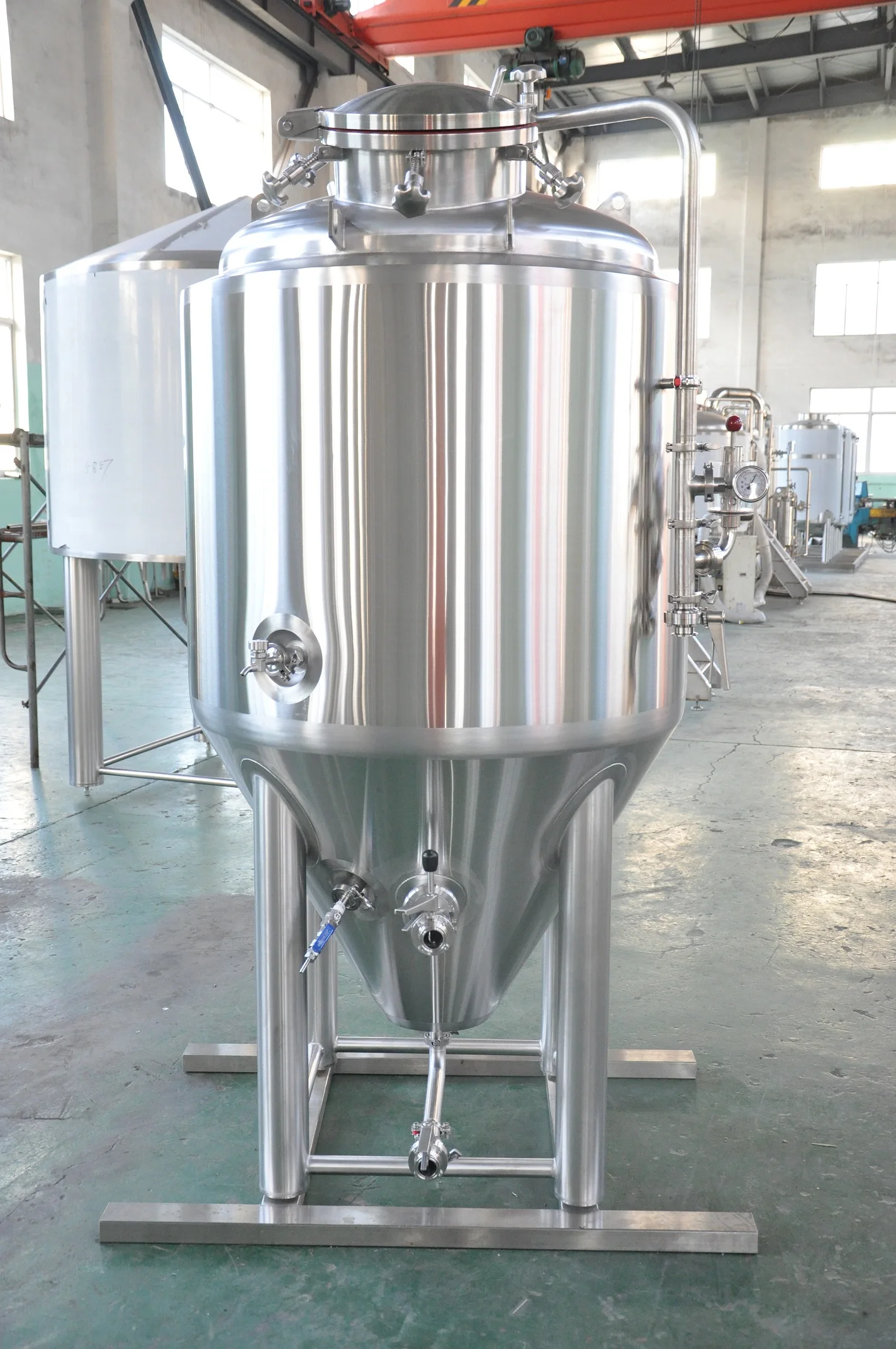 
glycol jacket 500L beer fermenter tank 