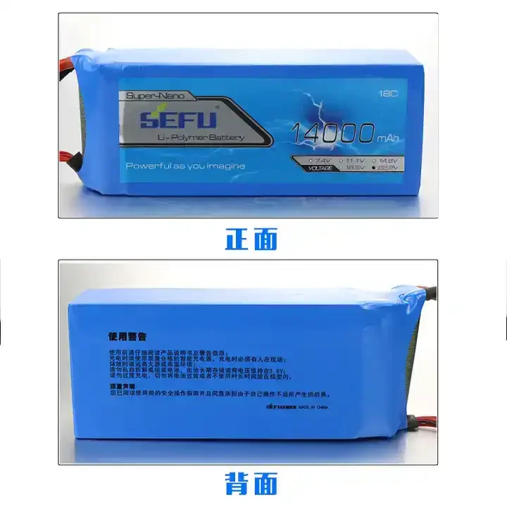 SEFU 14000mah 4S 6S 12S smart unmanned aerial vehicle (uav) lithium battery for agriculture drone accessories