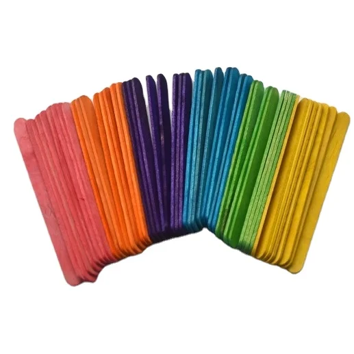 Eco-friendly display disposable birch wood popsicle ice cream sticks