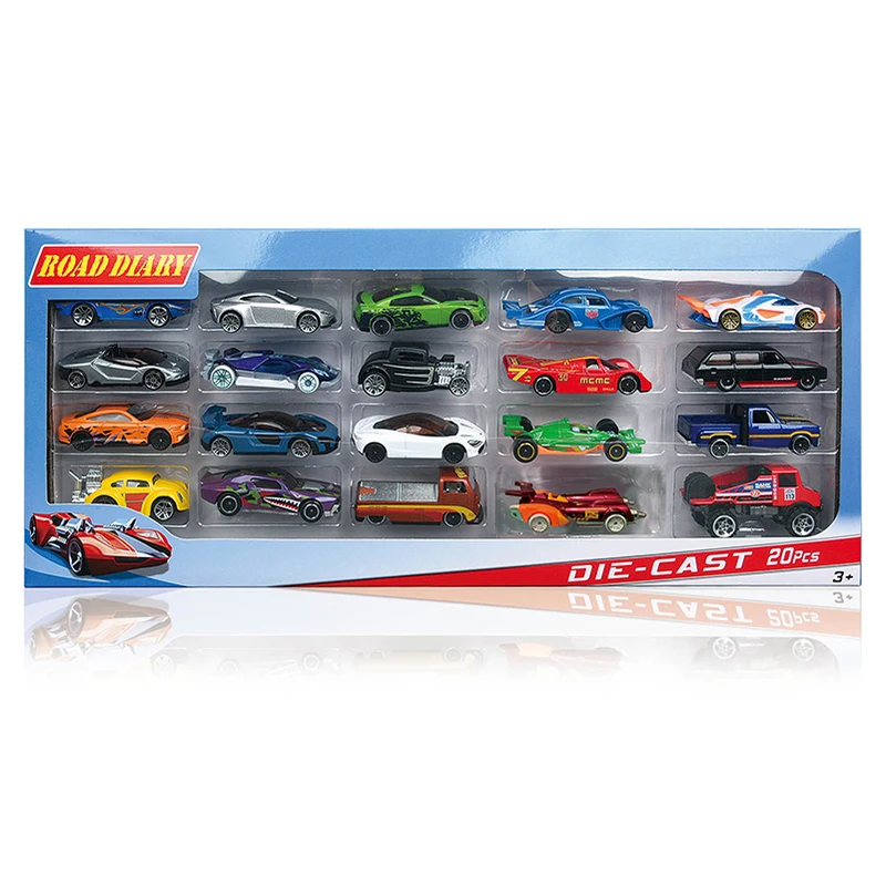 Гоночный автомобиль из сплава QS Toys масштаб 1/64 модель бесплатного колесного автомобиля мини-размер металлический литой игрушечный набор для детей