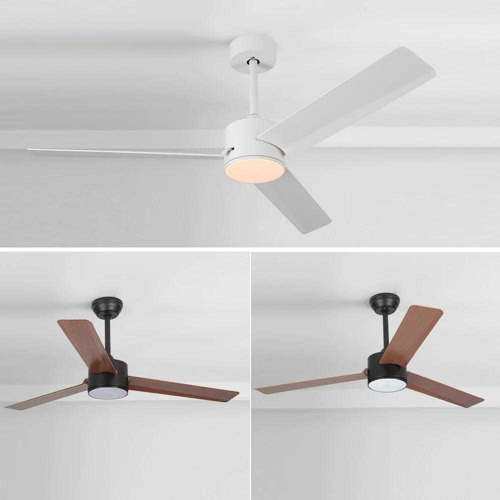 Modern 52 inch fancy ABS blade dc ventilador de techo con luz y control remoto cele chandelier lights for home ceiling with fan