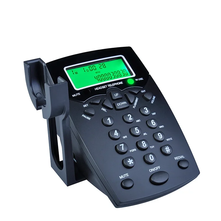 
Landline corded telephone caller ID call center office business telephone 