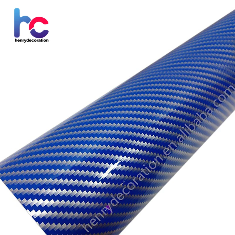 Henry decoration car decor water transfer printing film patterns 2D carbon fiber wrap vinyl for car body car stickers