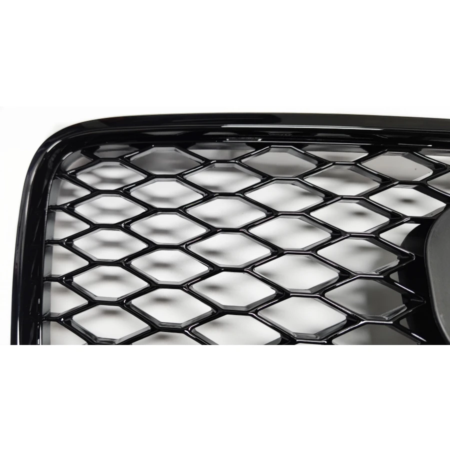 Front Sport Hex Mesh Honeycomb Hood Grill Black for Audi Q7 4L 2007-2015 Car-styling Accessories