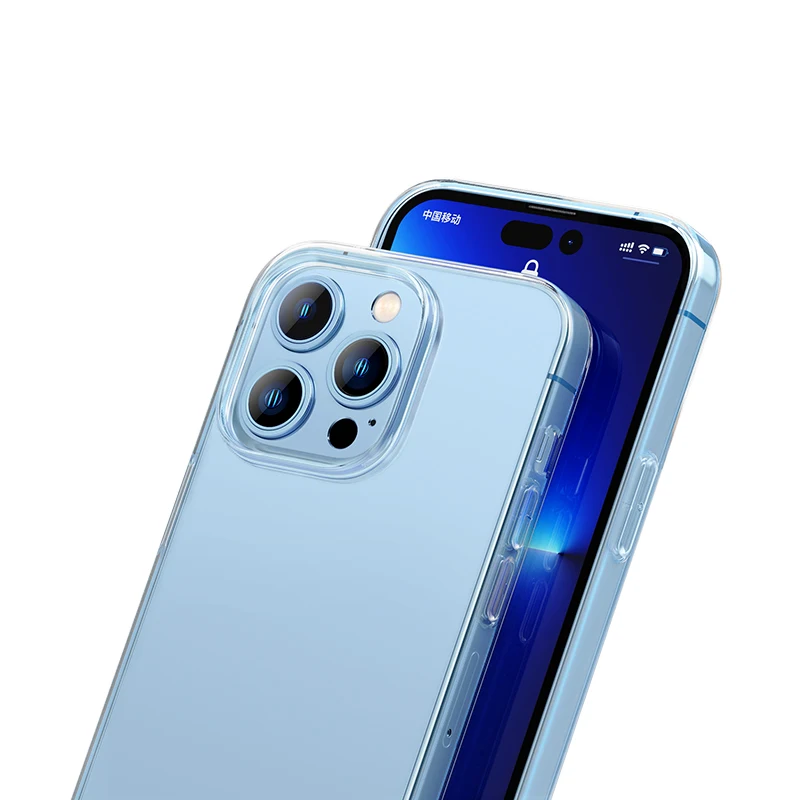 Full Protection Phone Case Clear Soft TPU Bumper 6.1 .67 inch Crystal Clear Protective Case for iPhone 14