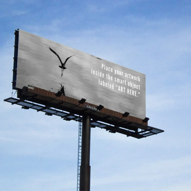 Made In China Superior Quality Construction 3d Billboard Outdoor Advertising