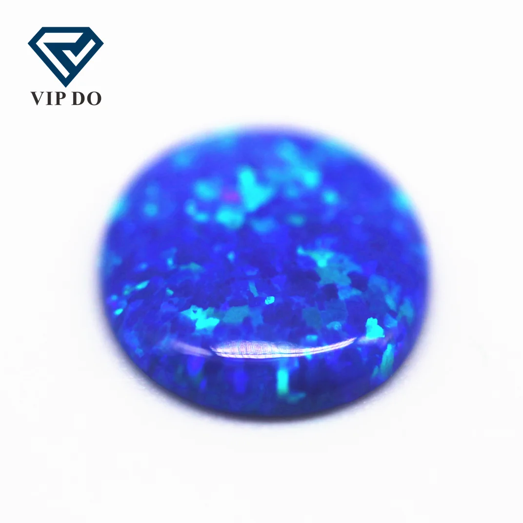Hot selling 3*5mm-8*10mm 92 multicolored oval cabochon opal OP#27 blue fire opal loose gemstones oval opal cabochon cut gems