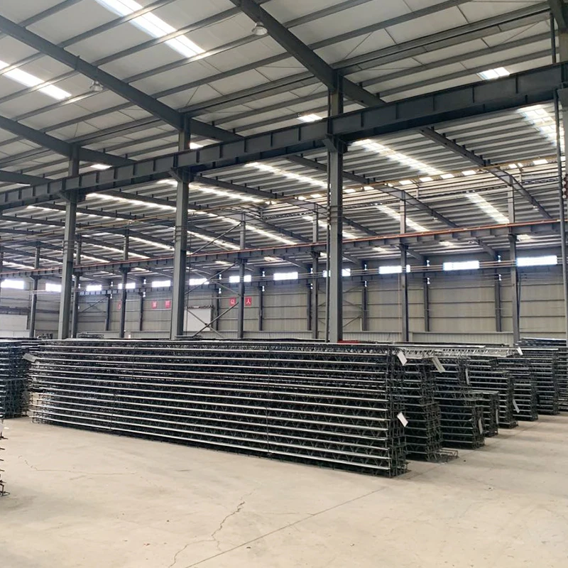 High Rise Buildings 4-3-3 Steel Truss Lattice Girder Triangle Lattice Girder Truss Steel Truss Deck