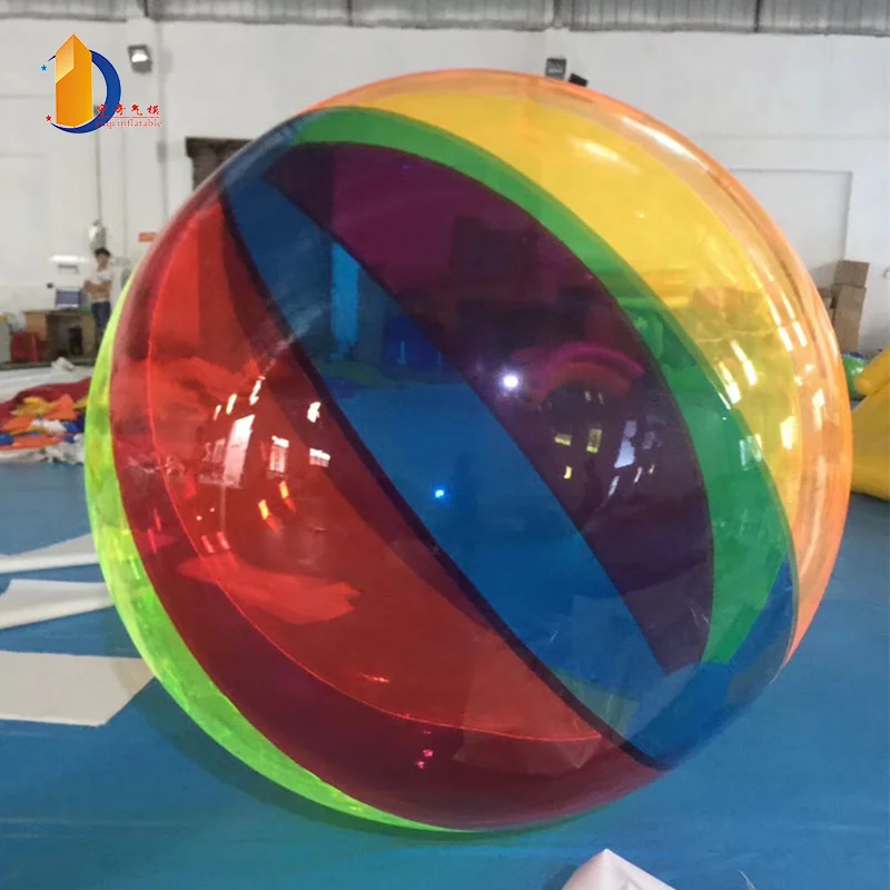 YUQI 1.5M Water Walking Ball Roll Ball PVC Zorb Ball Tizip Zipper With Air Blower