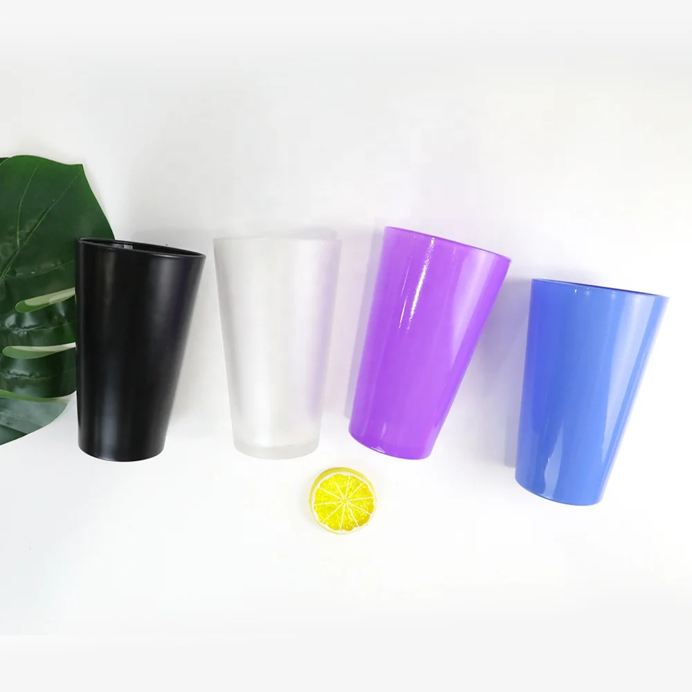 Высококачественные стаканы для воды объемом 16 унций, винтажные стаканы для питья, многоразовые стаканы для кофе, стаканы с пользовательским сублимационным логотипом и принтом