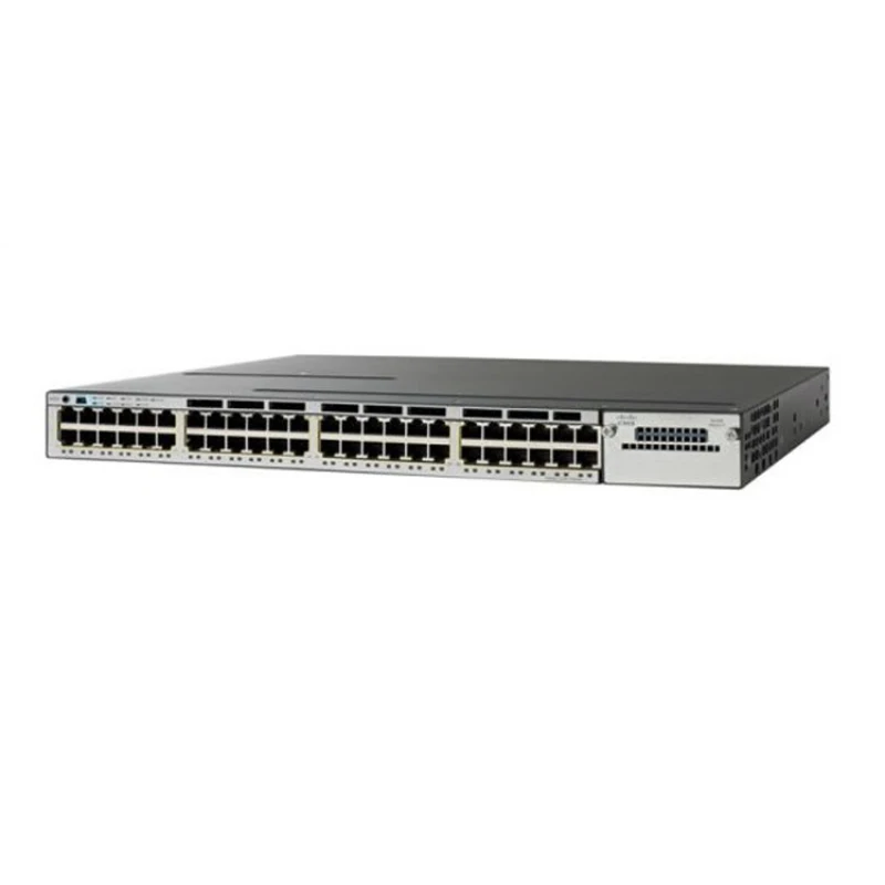 48 портов гигабитный коммутатор WS-C3750X-48P-S gigabit Ethernet сетевой коммутатор Gigabit WS-C3750X-48P-S переключатель 48 портов WS-C3750X-48P-S