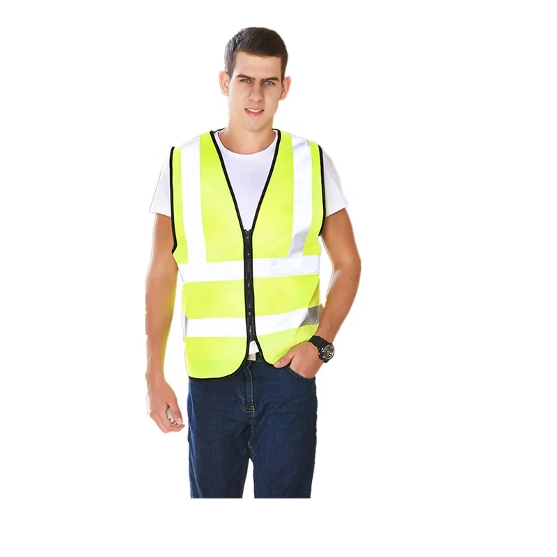 
Hot selling high fluorescent warning reflective vest safety reflective vest 