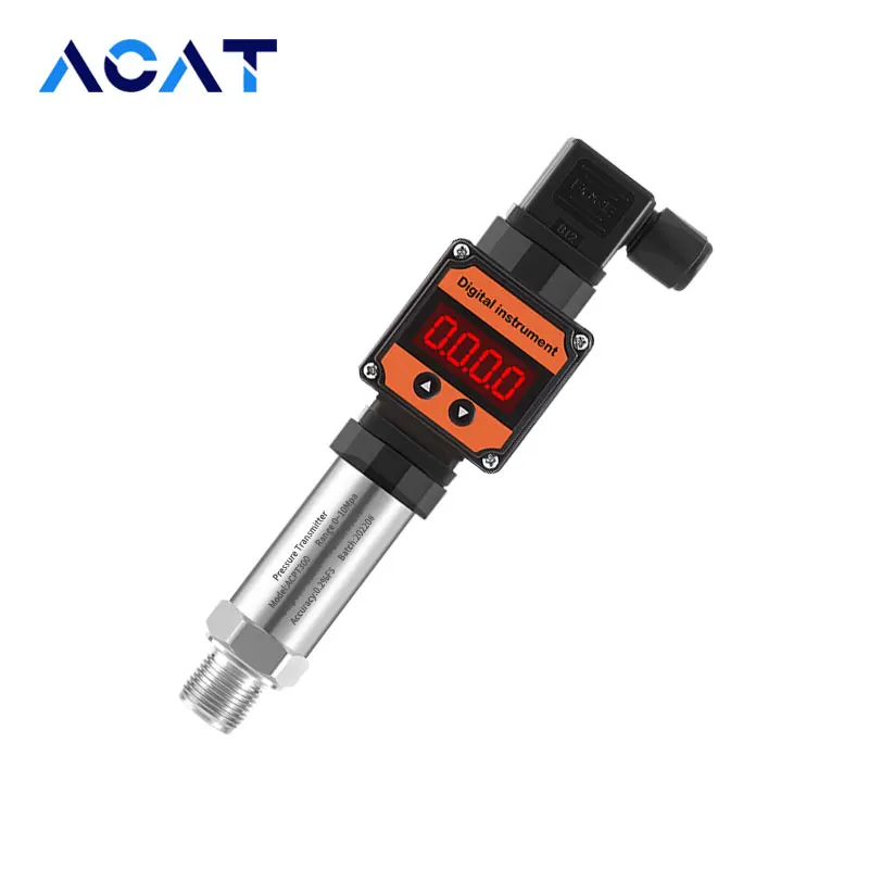 digital led display oil fuel dirty water 0-10v pressure sensor transmitter 4-20ma rs485 for water oil gas liquid