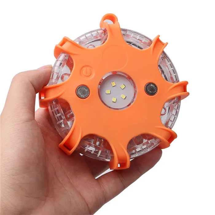 Emergency Disc Beacon Magnetic LED Road Flares Flashing Warning Light Roadside Flare for Car Or Boat