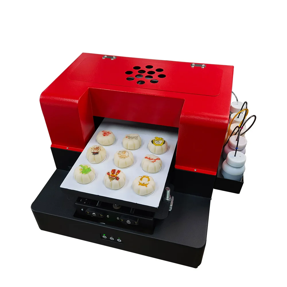 Jetvinner New Arrival Wafer Paper Printing Machine Wafer paper Biscuits macaron M bean Food printer