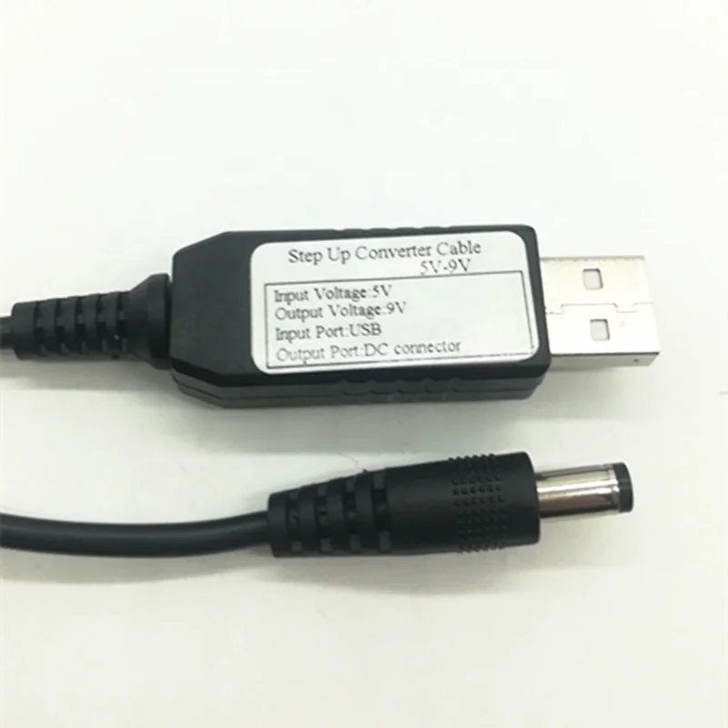  USB повышающий кабель постоянного тока от 5 в до 9 12 В usb-кабель 2 А
