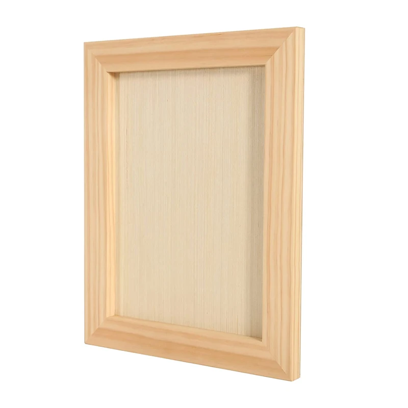 MEEDEN 12x16 Inch Wood Canvas Board for Painting Wood Boards 2 Packs Studio 3/4' Deep Birch Wood Cradled Panels