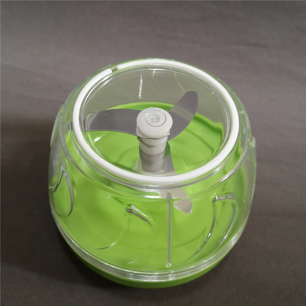 Manual hand pull food crank slicer speedy chopper