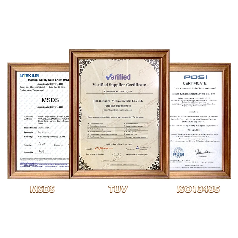 ISO13485 Best selling products relieve  menstrual cramp  for woman