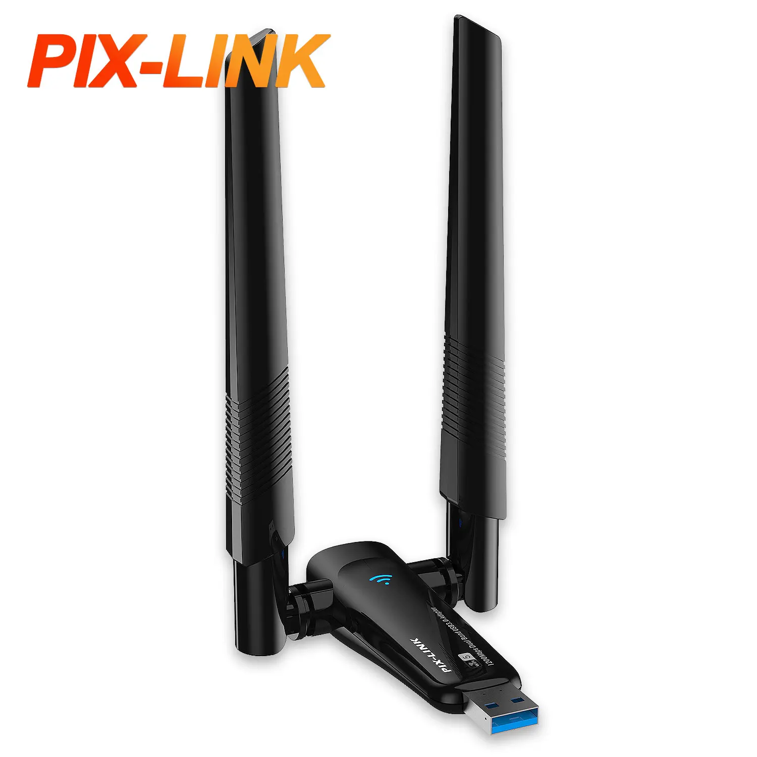 Custom Logo 1200Mbps Dual Antennas 802.11ac High-Gain Wireless USB 5ghz 5G Wifi Adapter