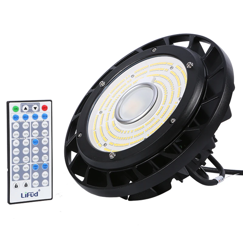 150W IP65  waterproof UFO industrial commercial lighting led lamp dmx dimmable led high bay light