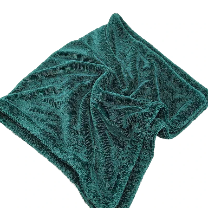 Ultra Soft Big Size 60x90cm 60x80cm 600gsm 700gsm 1200gsm 1400gsm Twist Loop Micro fiber Car Glasses Cleaning Towel